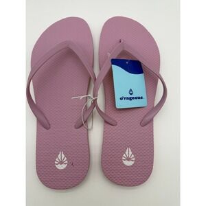 O'Rageous Women's Size 9/10 EVA Flip Flops Light Purple New 0180